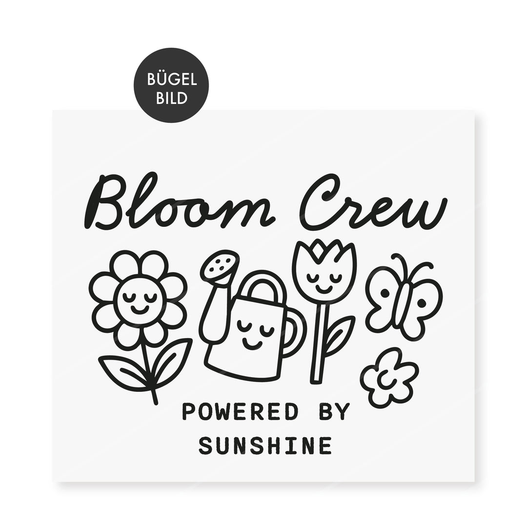 Bügelbild "Bloom Crew"