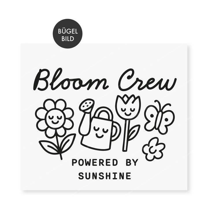 Bügelbild "Bloom Crew"