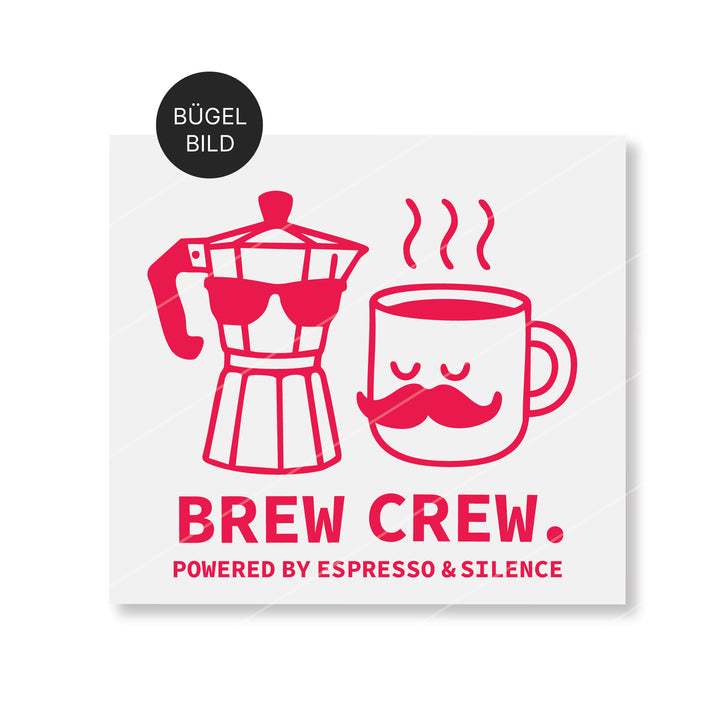 Bügelbild "Brew Crew"