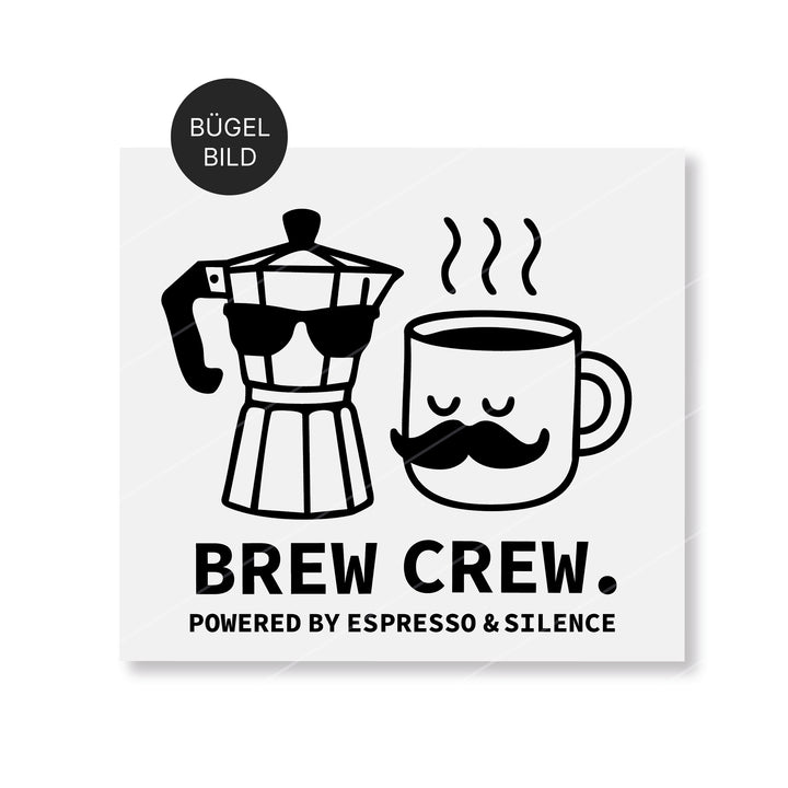 Bügelbild "Brew Crew"