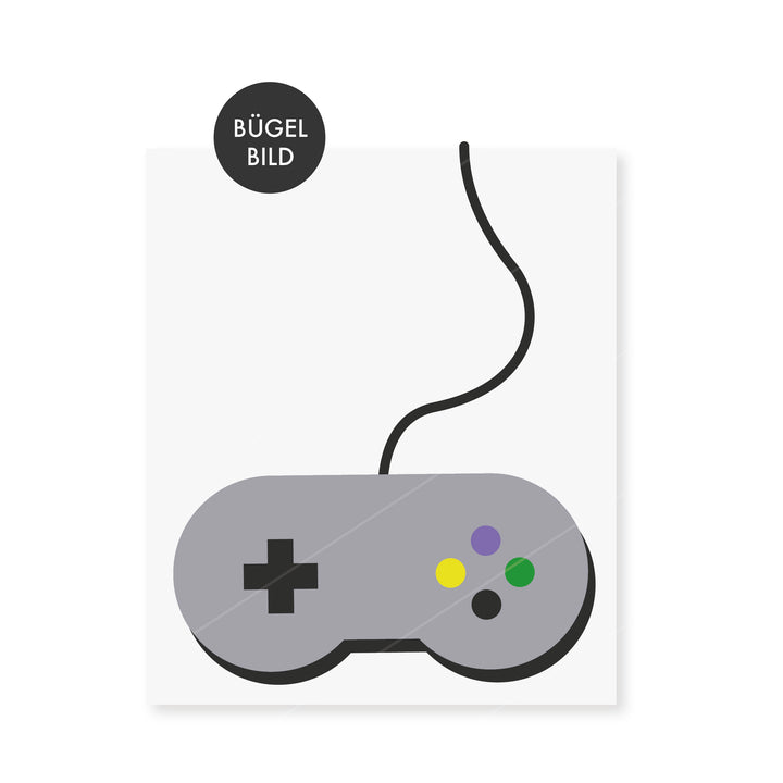 Bügelbild "Controller"