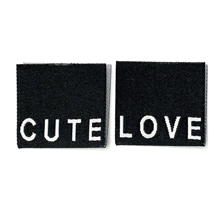 Weblabel „CUTE LOVE“ - Schwarz