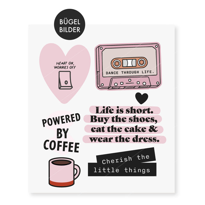 Bügelbild DIY MIX #4