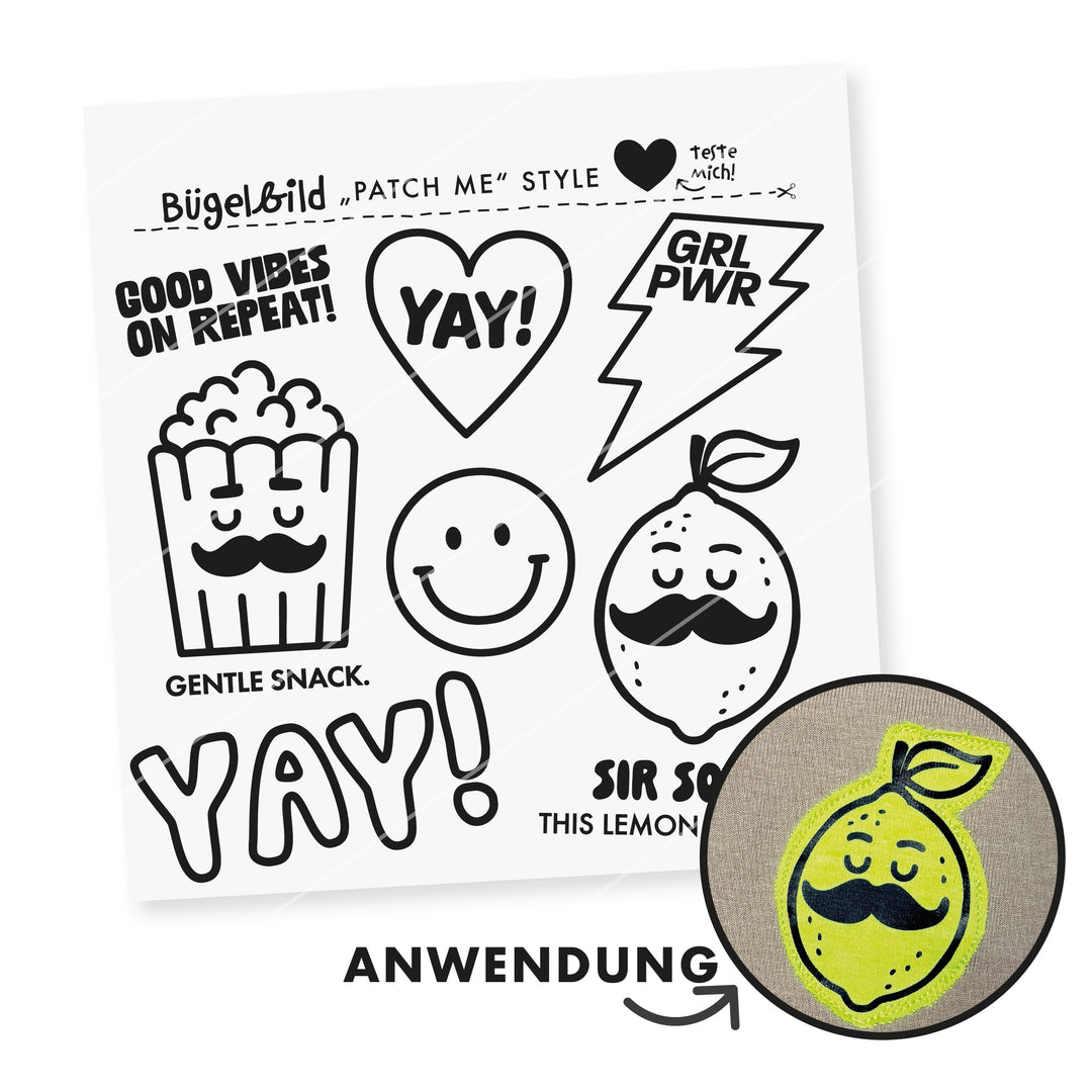 Bügelbild "Patch me Style"