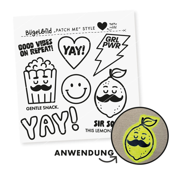 Bügelbild "Patch me Style"