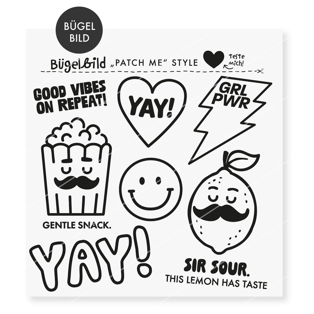 Bügelbild "Patch me Style"