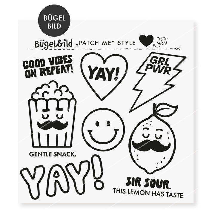 Bügelbild "Patch me Style"