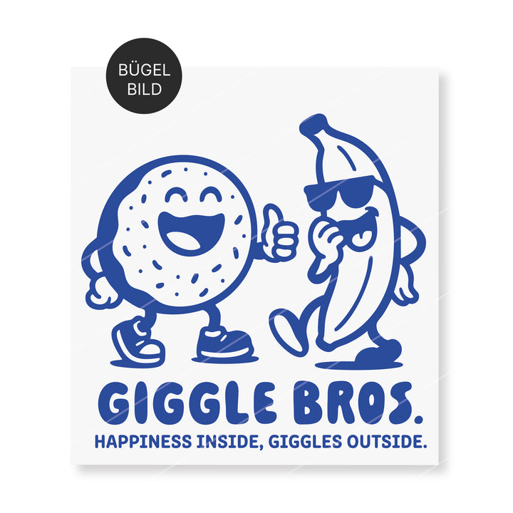 Bügelbild "Giggle Bros."