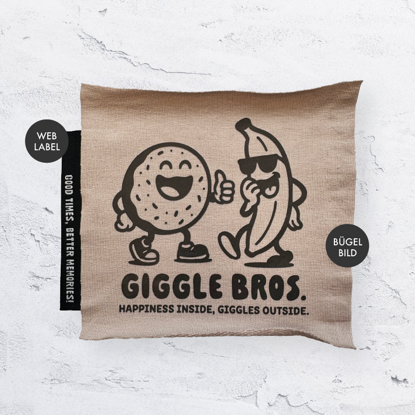 Bügelbild "Giggle Bros."