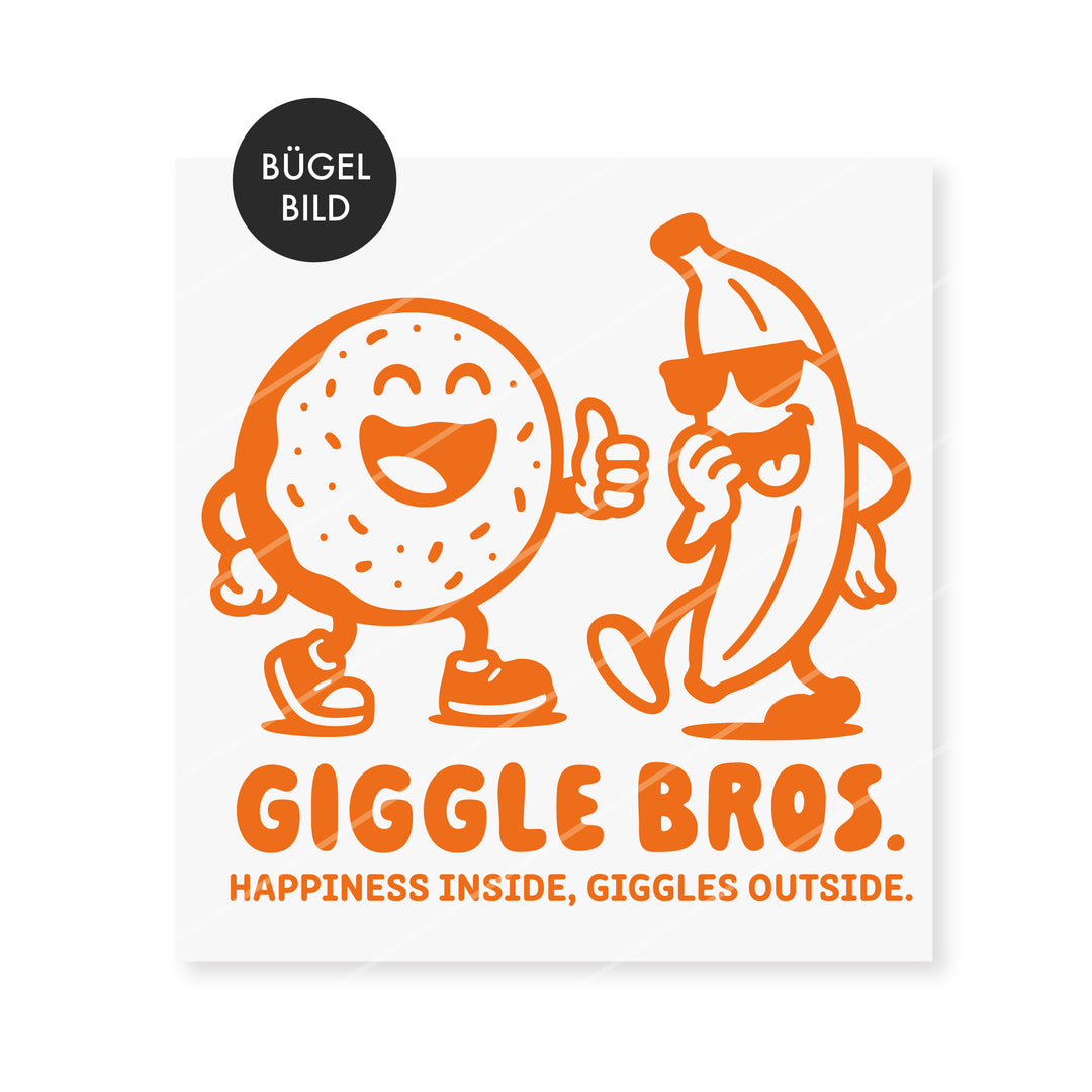 Bügelbild "Giggle Bros."