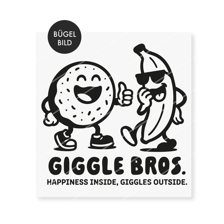 Bügelbild "Giggle Bros."