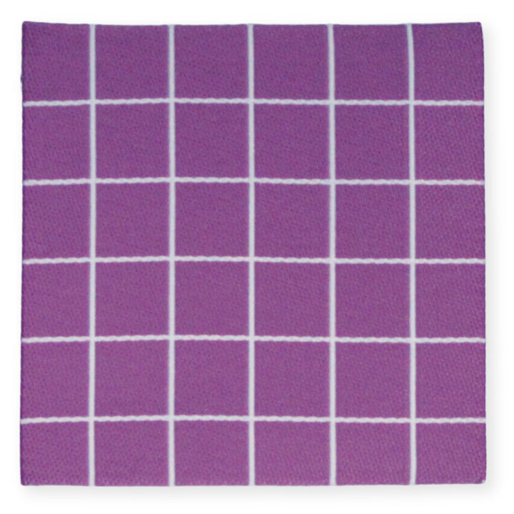 Mix & Match Webpatch "kariert" - Lila