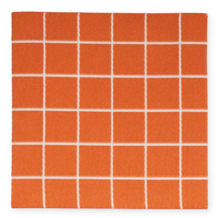 Mix & Match Webpatch "kariert" - Orange