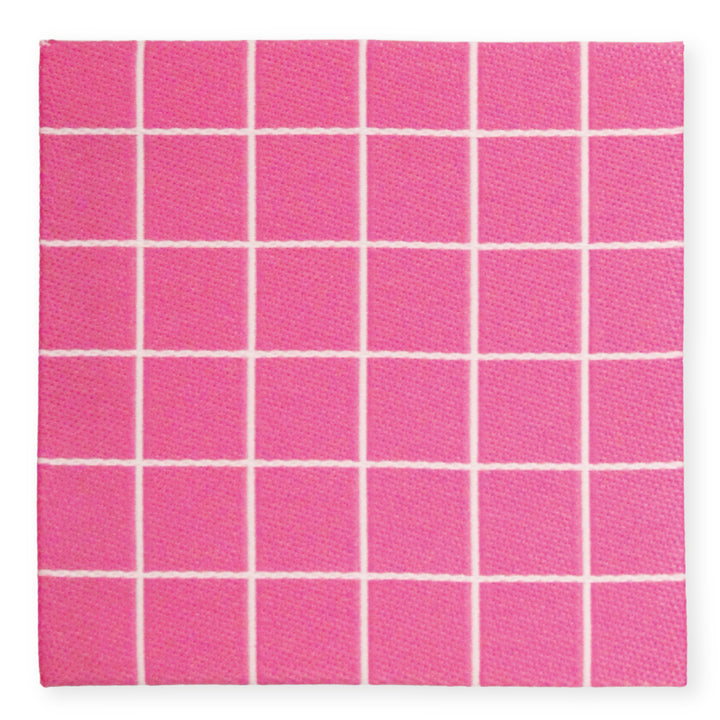 Mix & Match Webpatch "kariert" - Pink
