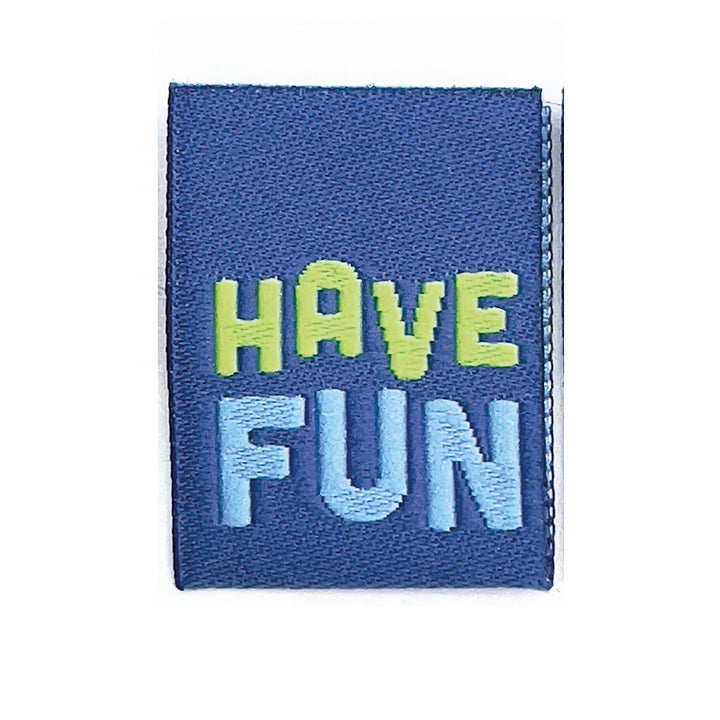 Weblabel "Have Fun" - Blau