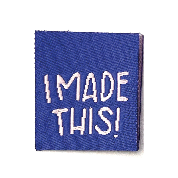 Weblabel „I MADE THIS!“ - Blau