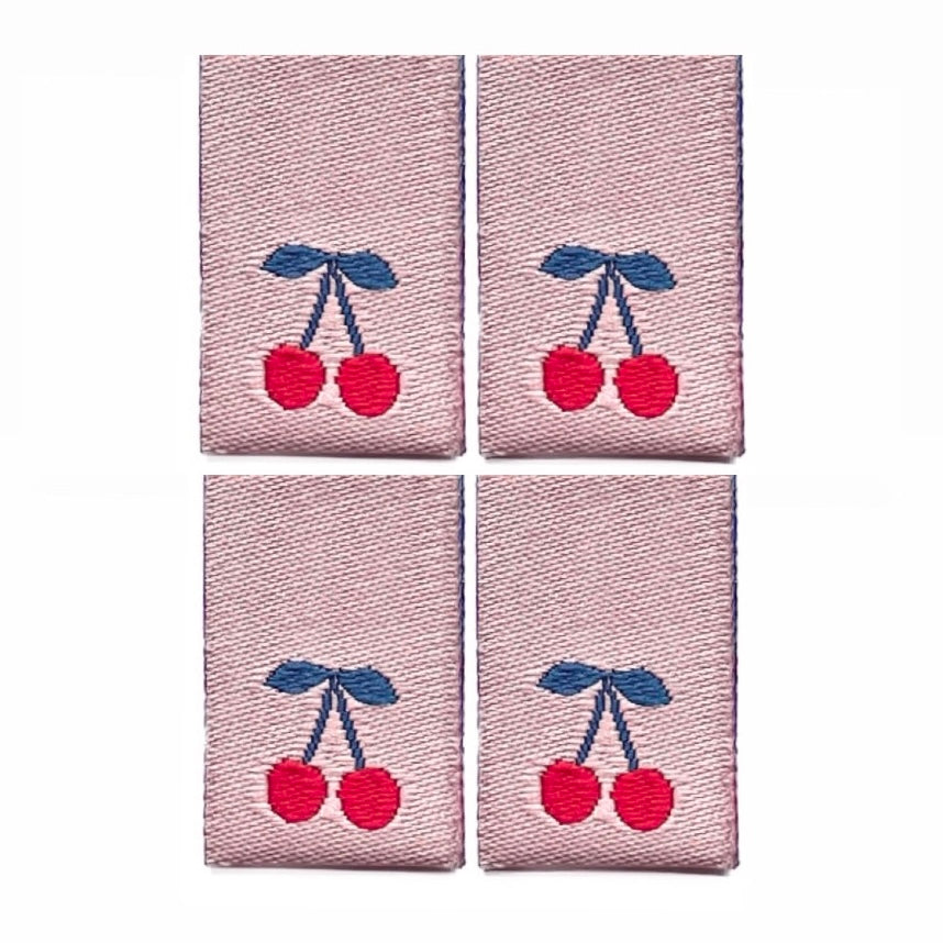 4 Weblabel „Cherry“ - Rosa