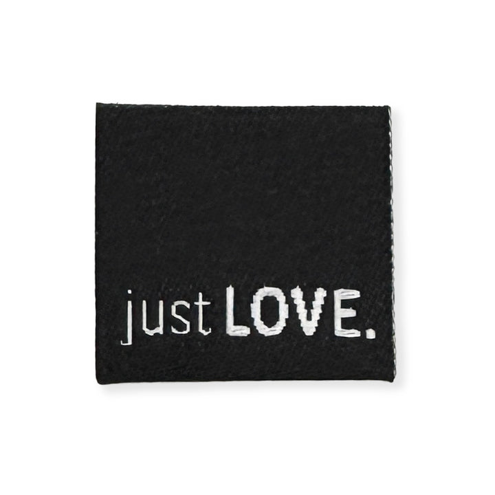 Weblabel „just Love“ - Schwarz
