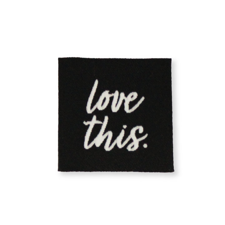 Webpatch "love this." -  Schwarz