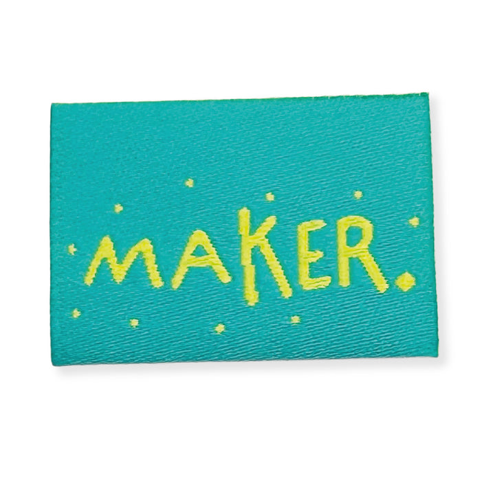 Weblabel Maker - Türkis Neon