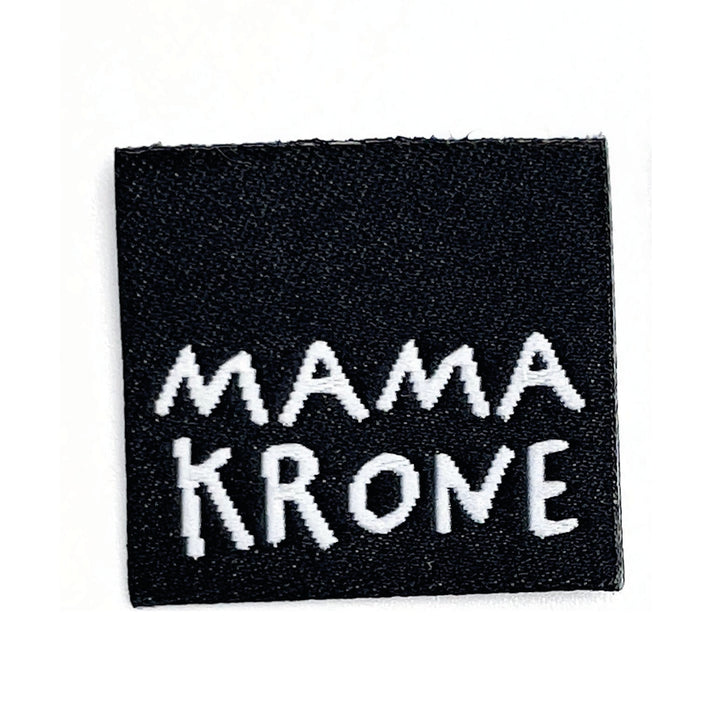 Weblabel „Mamakrone “ - Schwarz