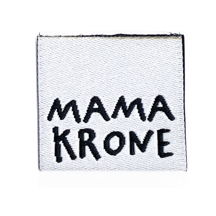 Weblabel „Mamakrone “ - Weiß