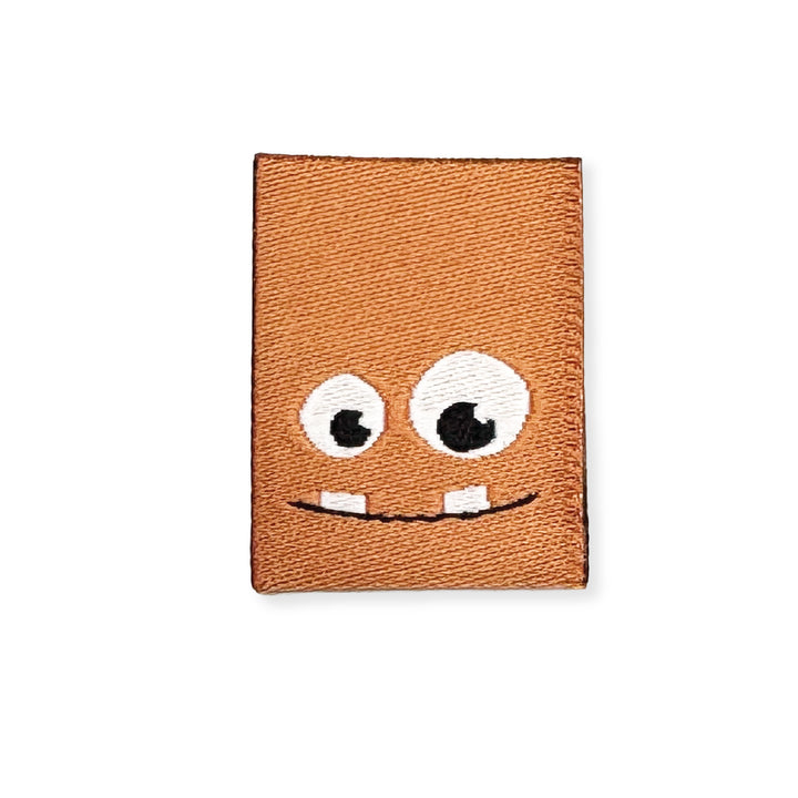 Weblabel Monsterchen - Orangebraun