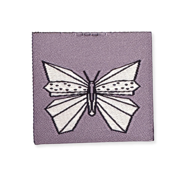 Weblabel Schmetterling - Lila