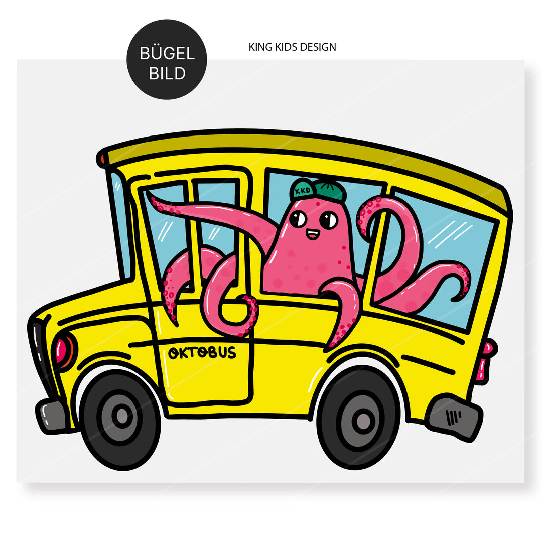Bügelbild "Octobus"