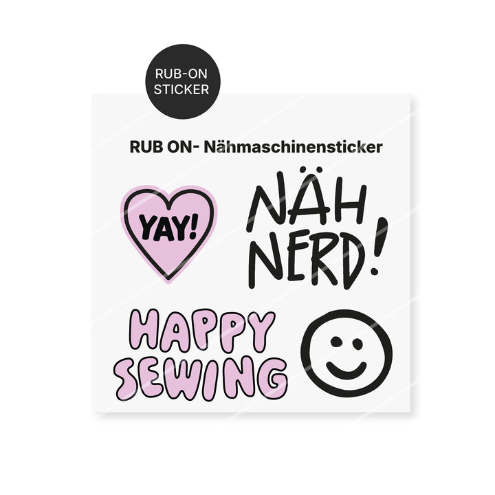 Nähmaschinen Rub-On Sticker #1
