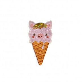 Patch Eistier Schweinchen