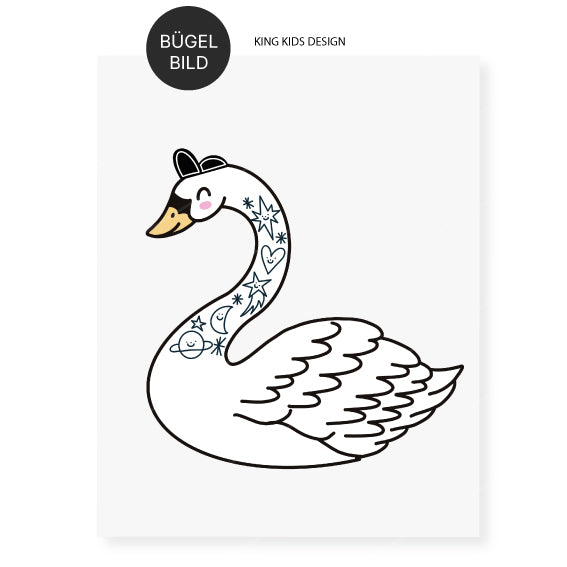 Bügelbild "Schwan"