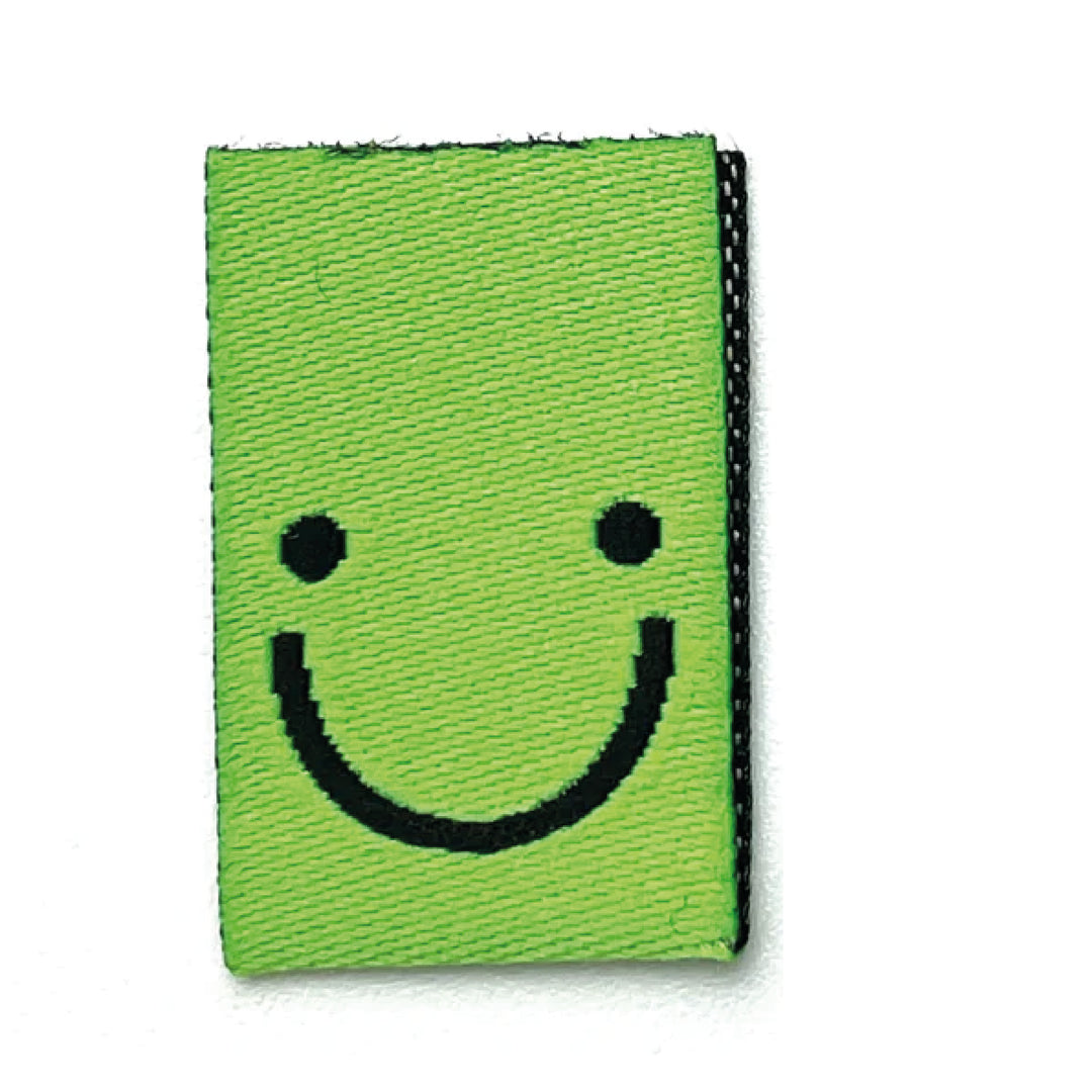 4 Weblabel "EY! Smile" - Neongrün