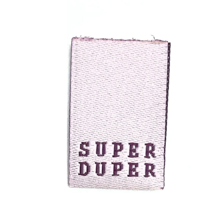 4 Weblabel "SUPER DUPER" - Lavender