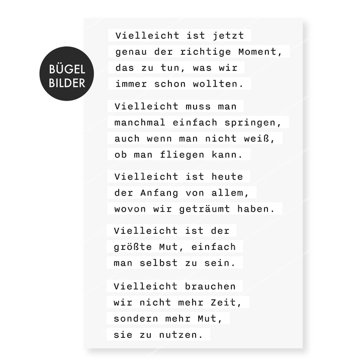 Bügelbild DIY MIX #Vielleicht