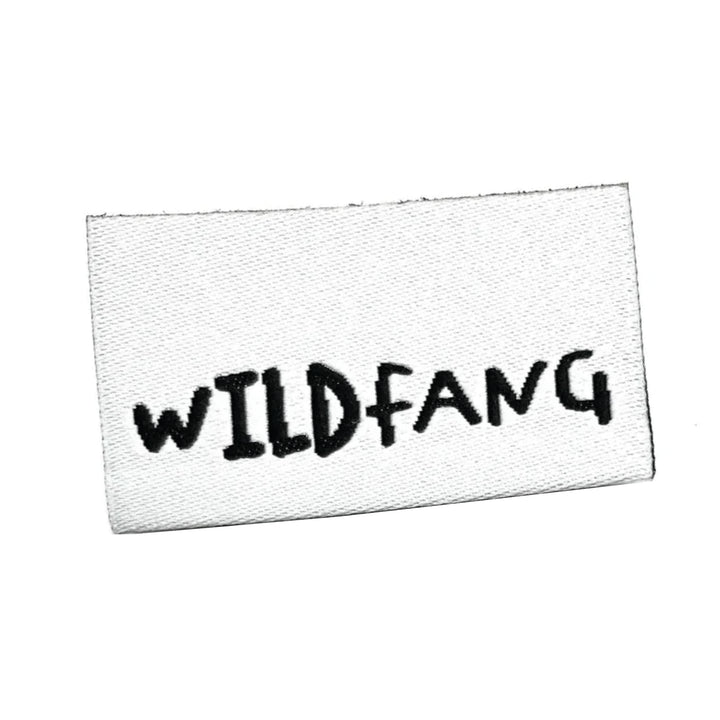 Weblabel „Wildfang“ - Weiß - 3 Stück