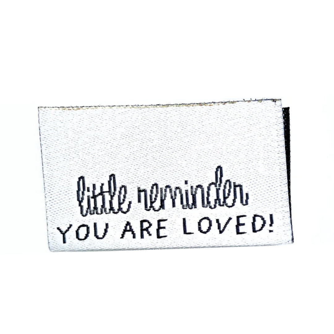 3 Weblabel „Little Reminder Loved“ - Weiß