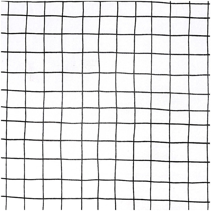 Karo Schwarz/Weiß - beschichtete Baumwolle - 25 x 70 cm