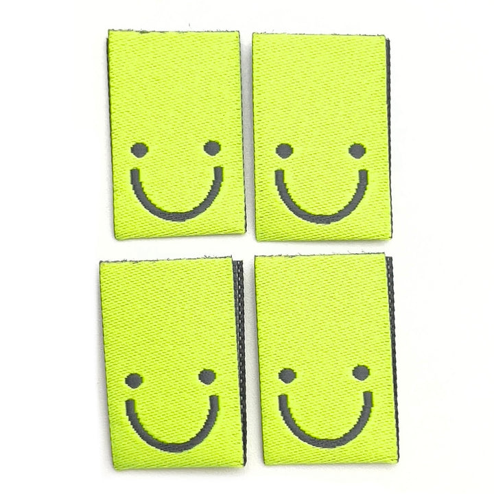 4 Weblabel "EY! Smile" - Neongelb