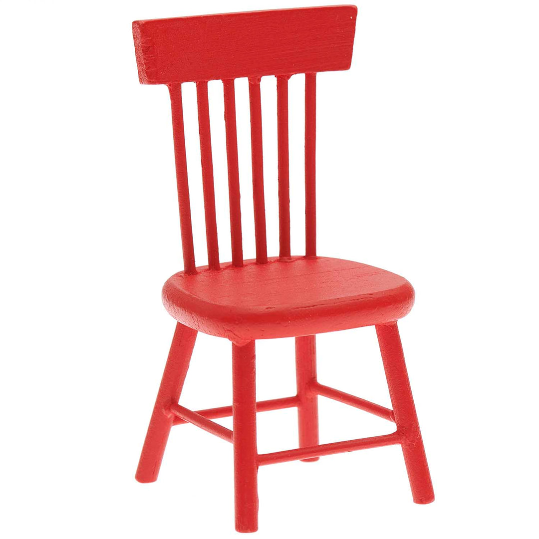 Miniatur Wichtelstuhl rot