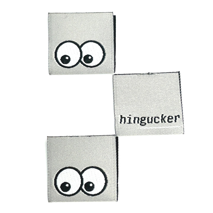 3 Weblabel „Hingucker“ - Grau