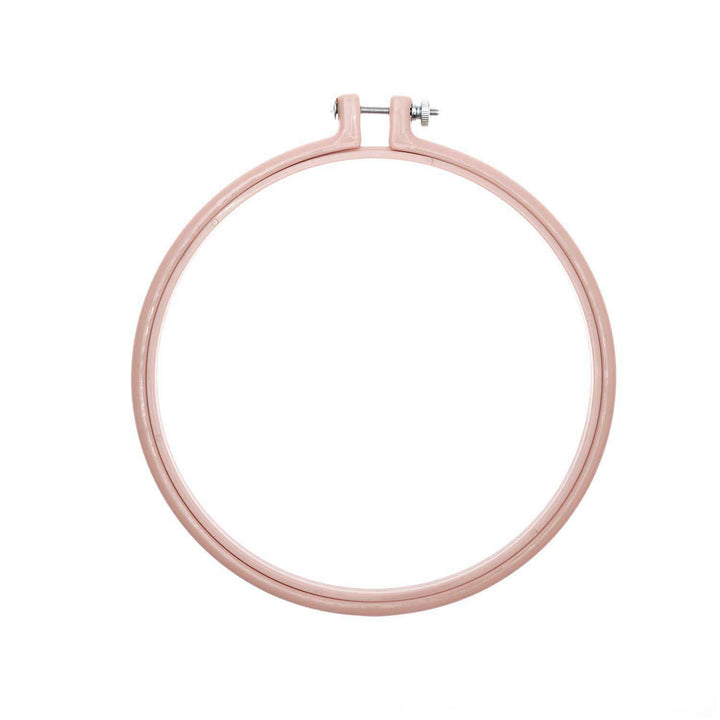 Stickring Kunststoff 17,8 cm - Puderrosa
