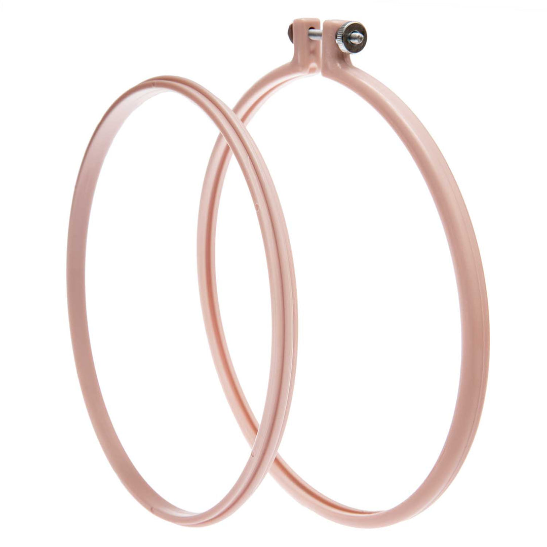 Stickring Kunststoff 17,8 cm - Puderrosa