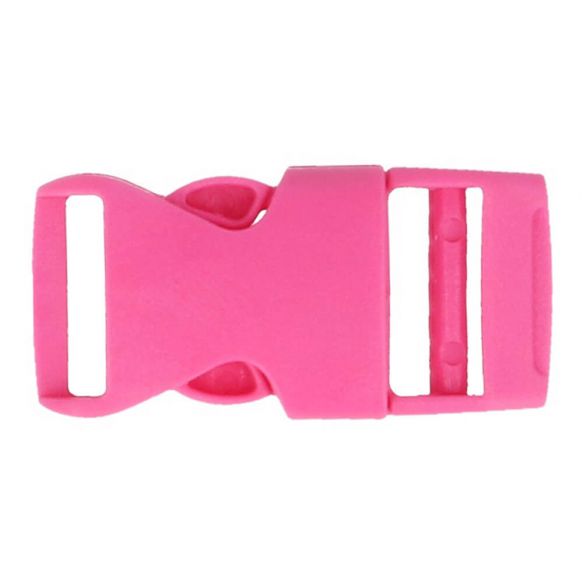 1 Steckschnalle Kunststoff 15 mm- Pink