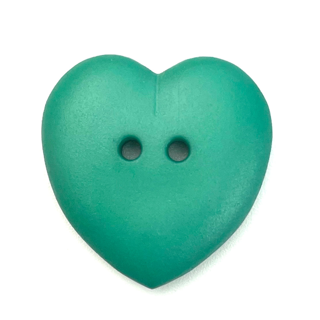 1 großer Knopf Herz -Jade