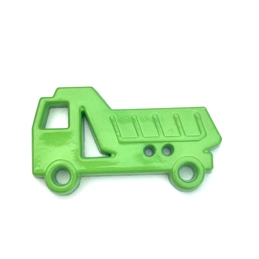 1 Knopf Baufahrzeug - Grün