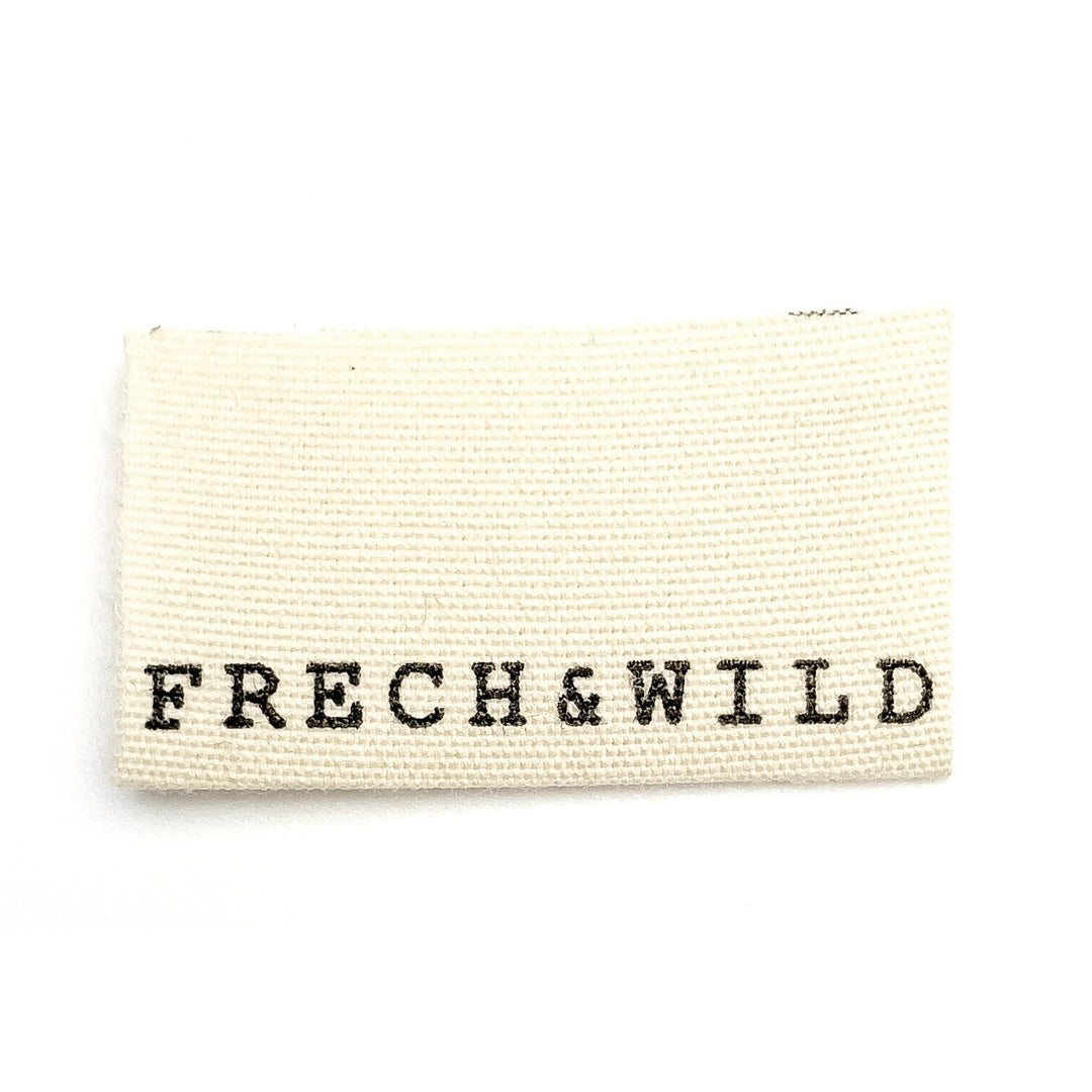 BIO-Baumwolletikett Frech & Wild