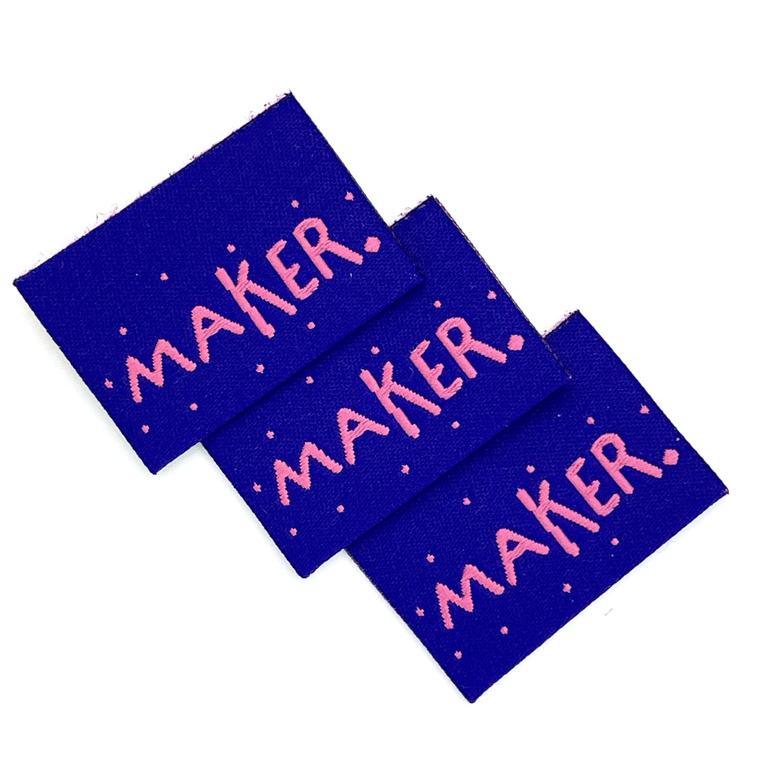 Weblabel Maker - Marine - 3 Stück