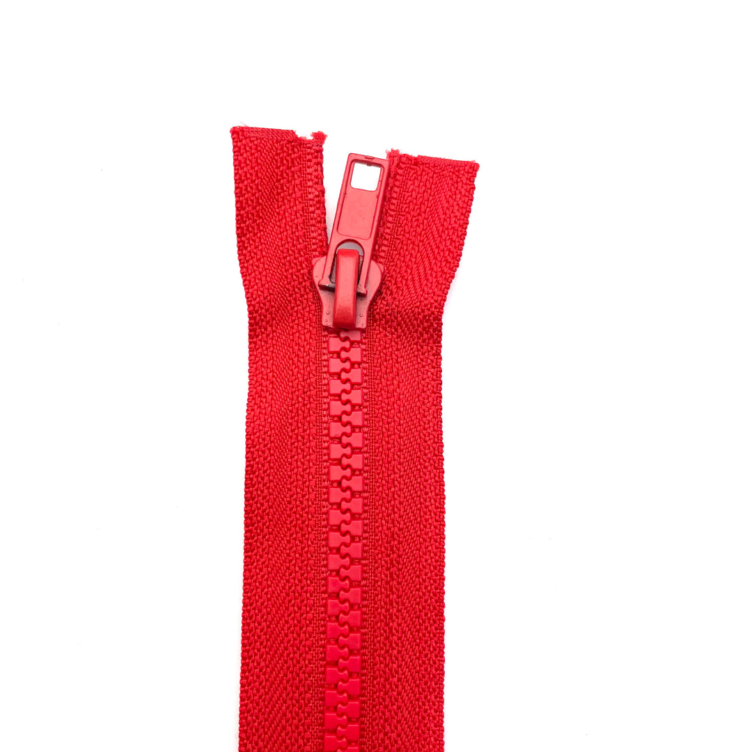 Jackenreißverschluss 60 cm - Rot