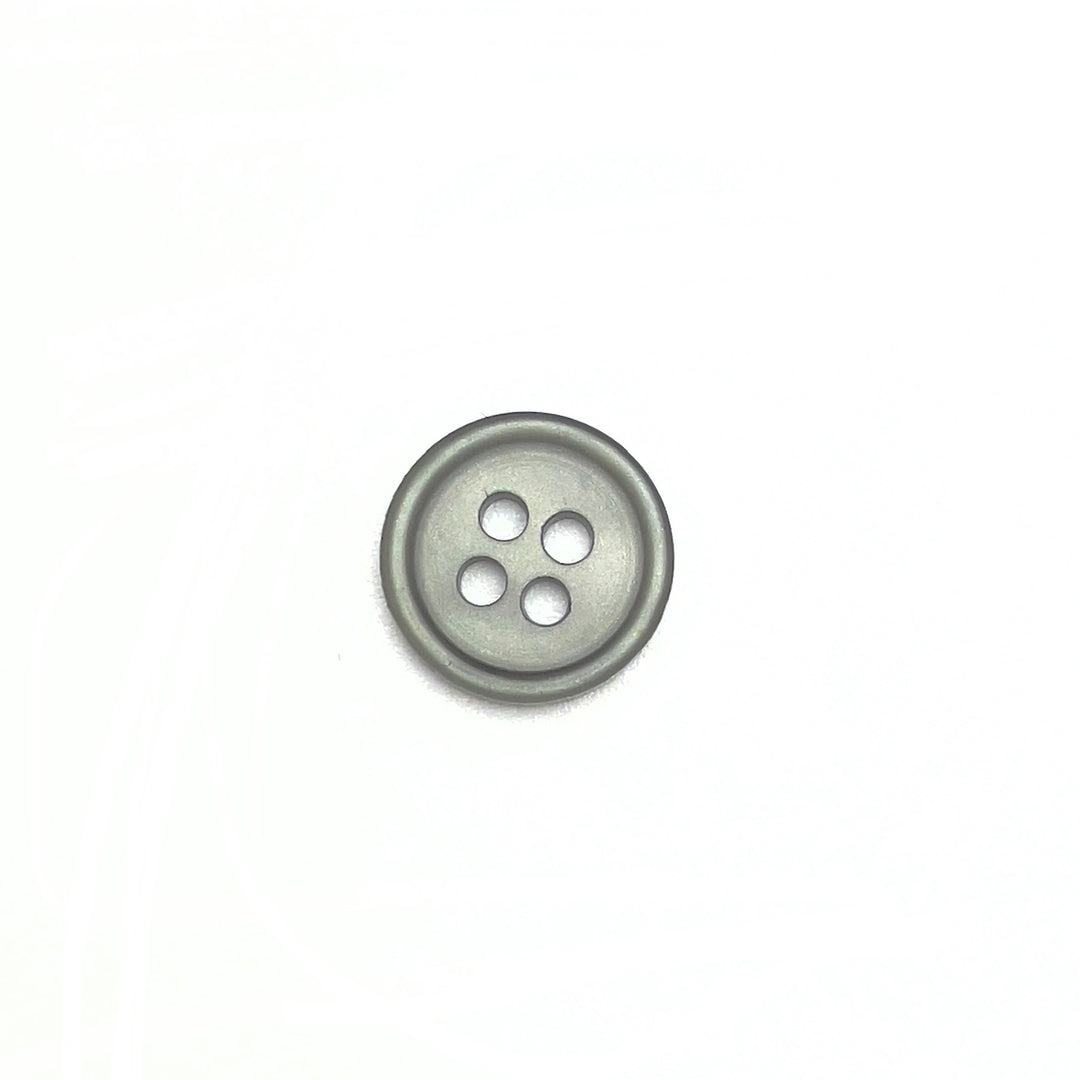 1 kleiner Modeknopf 11mm - Grau